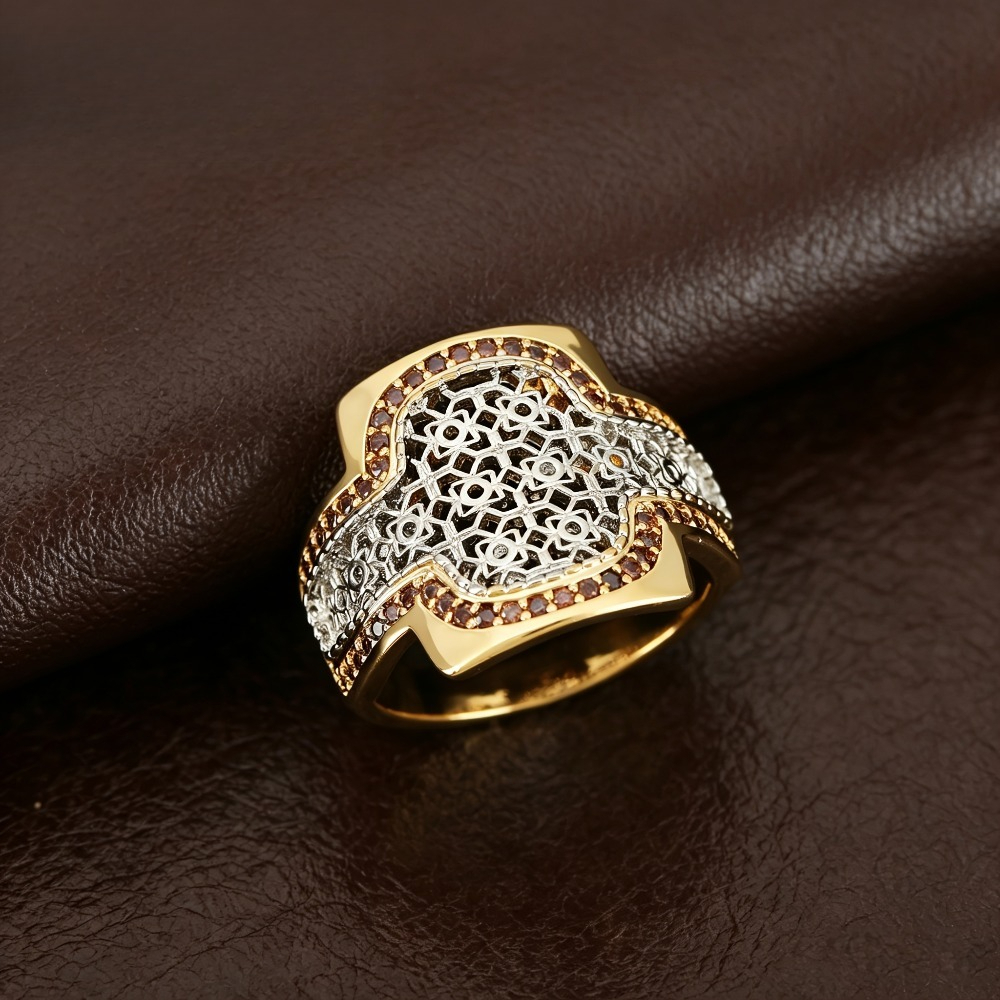 Women's Exquisite Retro Lace Cutout Floral Ring